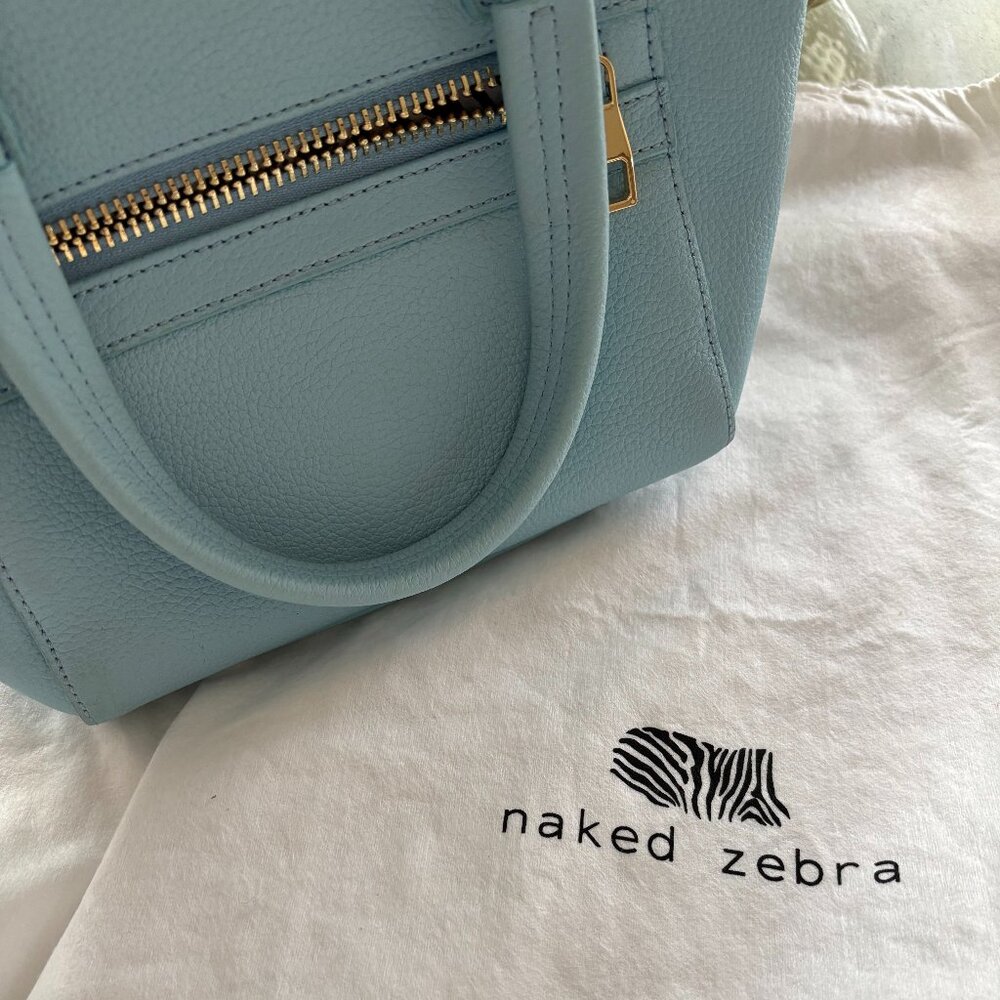 Naked Zebra Leather Bag